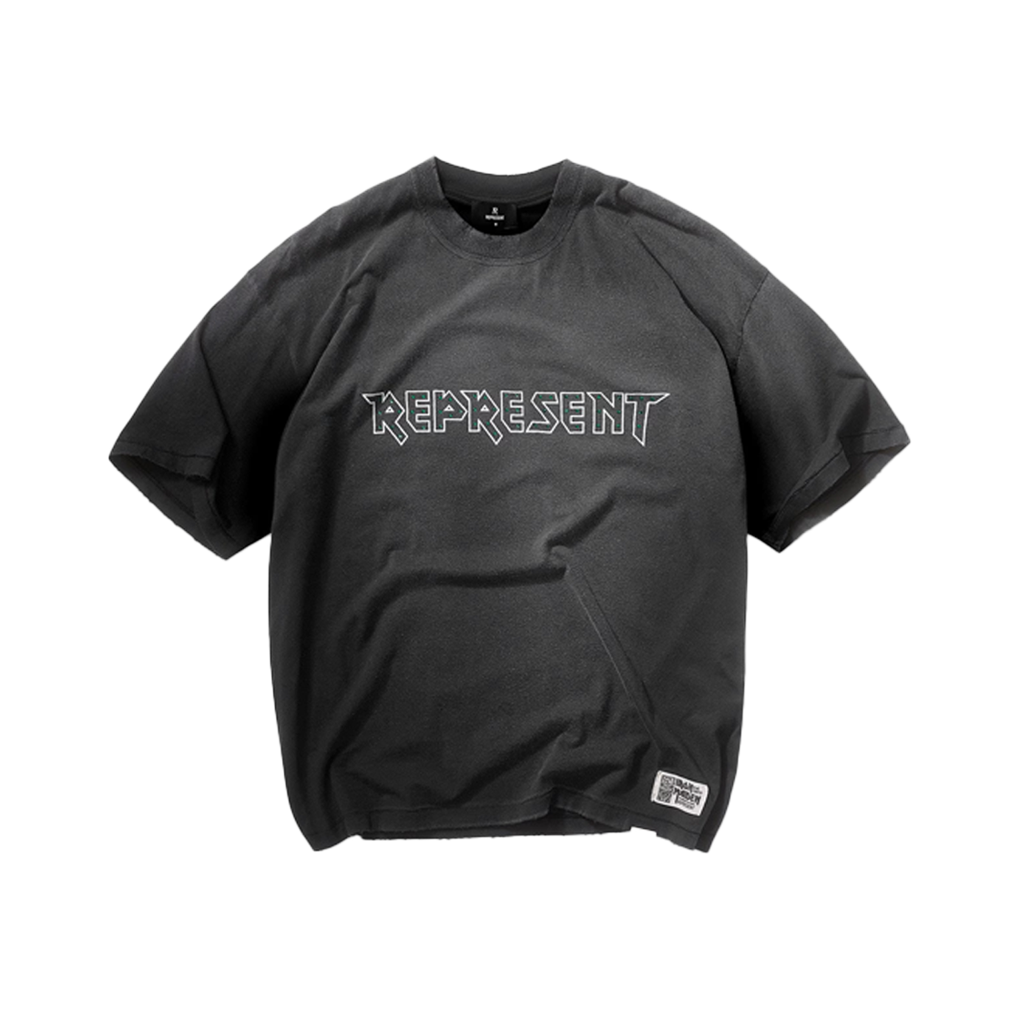 리프레젠트 x 아이언 메이든 인피니트 드림즈 티셔츠 에이지드 블랙 - 25FW(Represent x Iron Maiden Infinite Dreams T-Shirt Aged Black - 25FW)