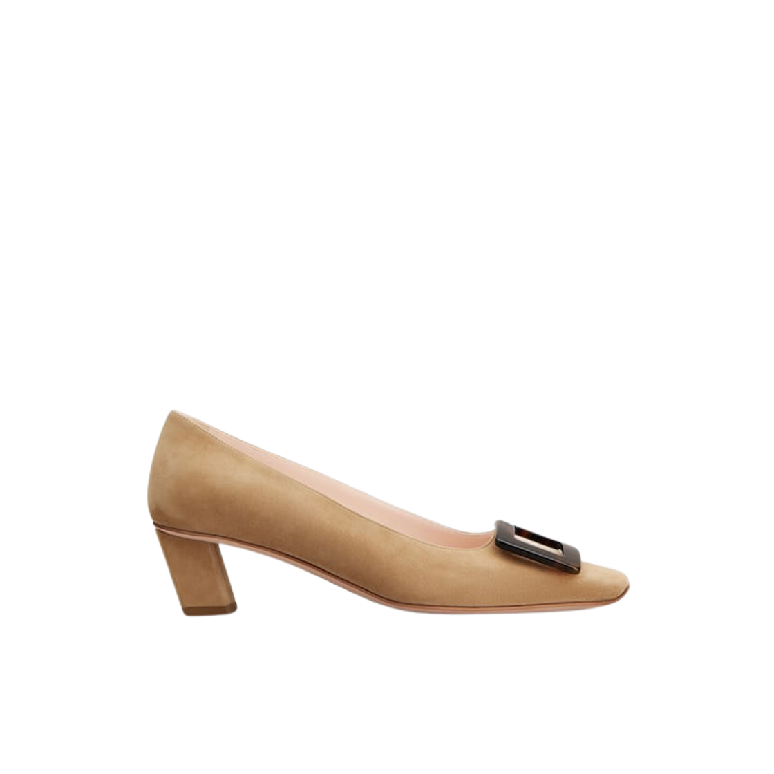 RVW00639540HR0S812 (W) Roger Vivier Belle Vivier Pumps in Suede Beige