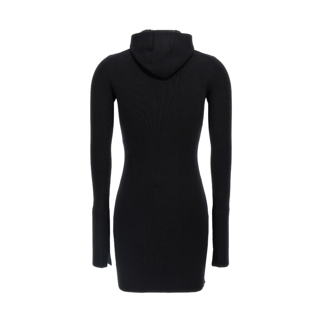 (W) 펜디 로고 후드 드레스 블랙((W) Fendi Logo Hooded Dress Black) - 2