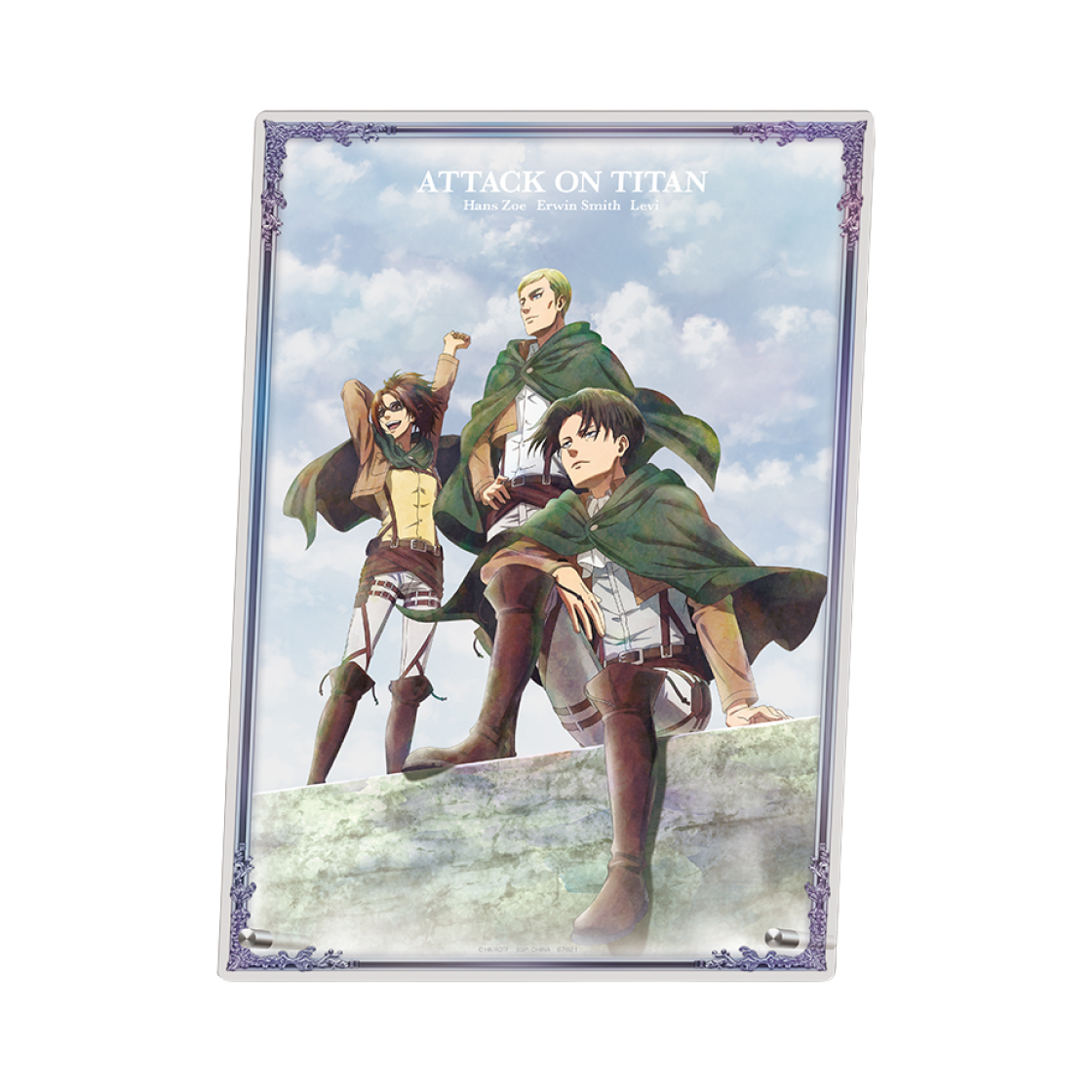 반다이 스피리츠 제일복권 진격의 거인 벽 밖의 세계 C상 아크릴 보드(Bandai Spirits Ichiban Kuji Attack on Titan The World Outside the Walls C Prize Acrylic Board) - 1