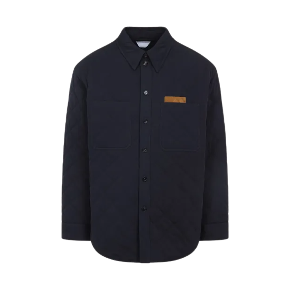 보테가 베네타 퀄팅 코튼 오버셔츠 미드나잇 블루(Bottega Veneta Quilting Cotton Overshirt Midnight Blue)