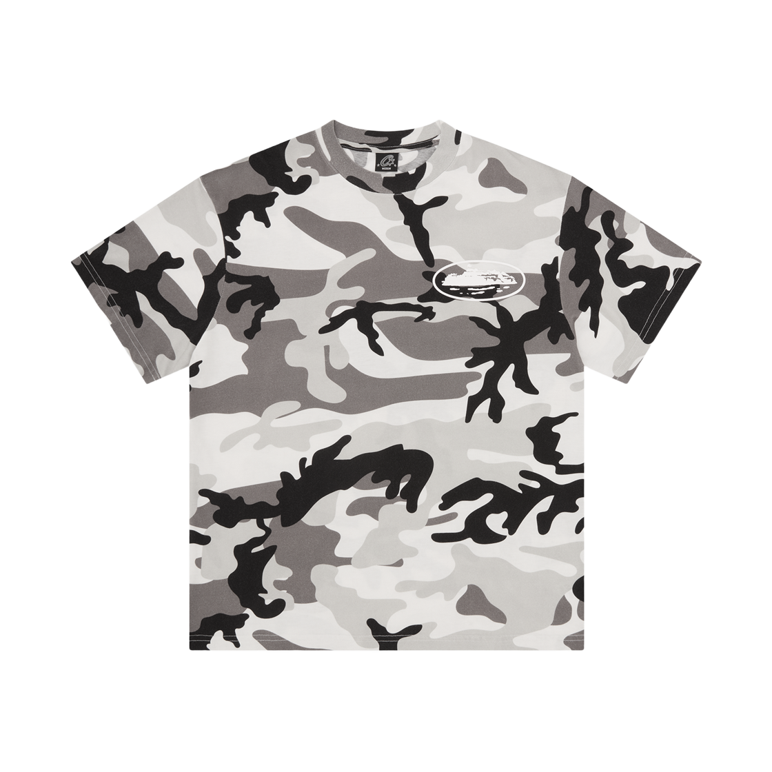 코르테이즈 아일랜드 퍼프 프린트 티셔츠 아크틱 카모(Corteiz Island Puff Print T-Shirt Arctic Camo) - 1