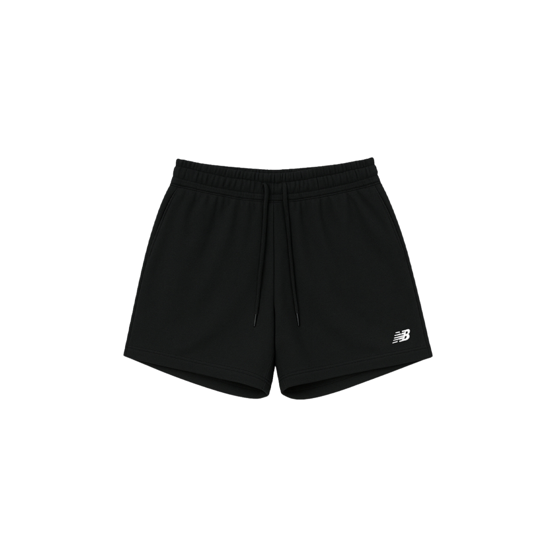 (W) 뉴발란스 스포츠 에센셜 프렌치 테리 쇼츠 블랙((W) New Balance Sport Essential French Terry Shorts Black)