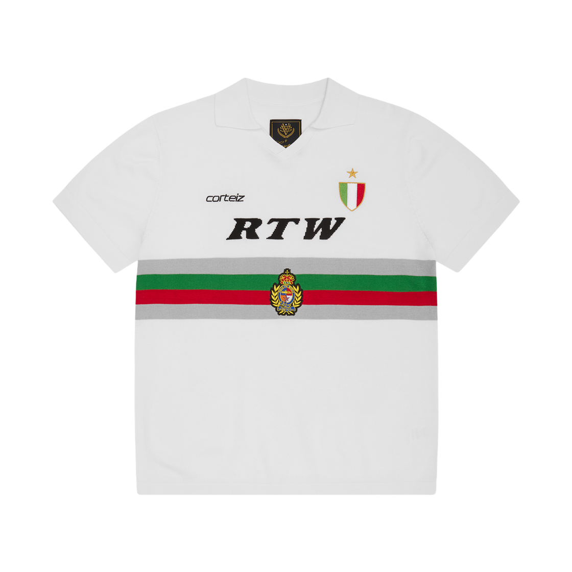 코르테이즈 세리에 A 니트 저지 화이트(Corteiz Serie A Knit Jersey White) - 1