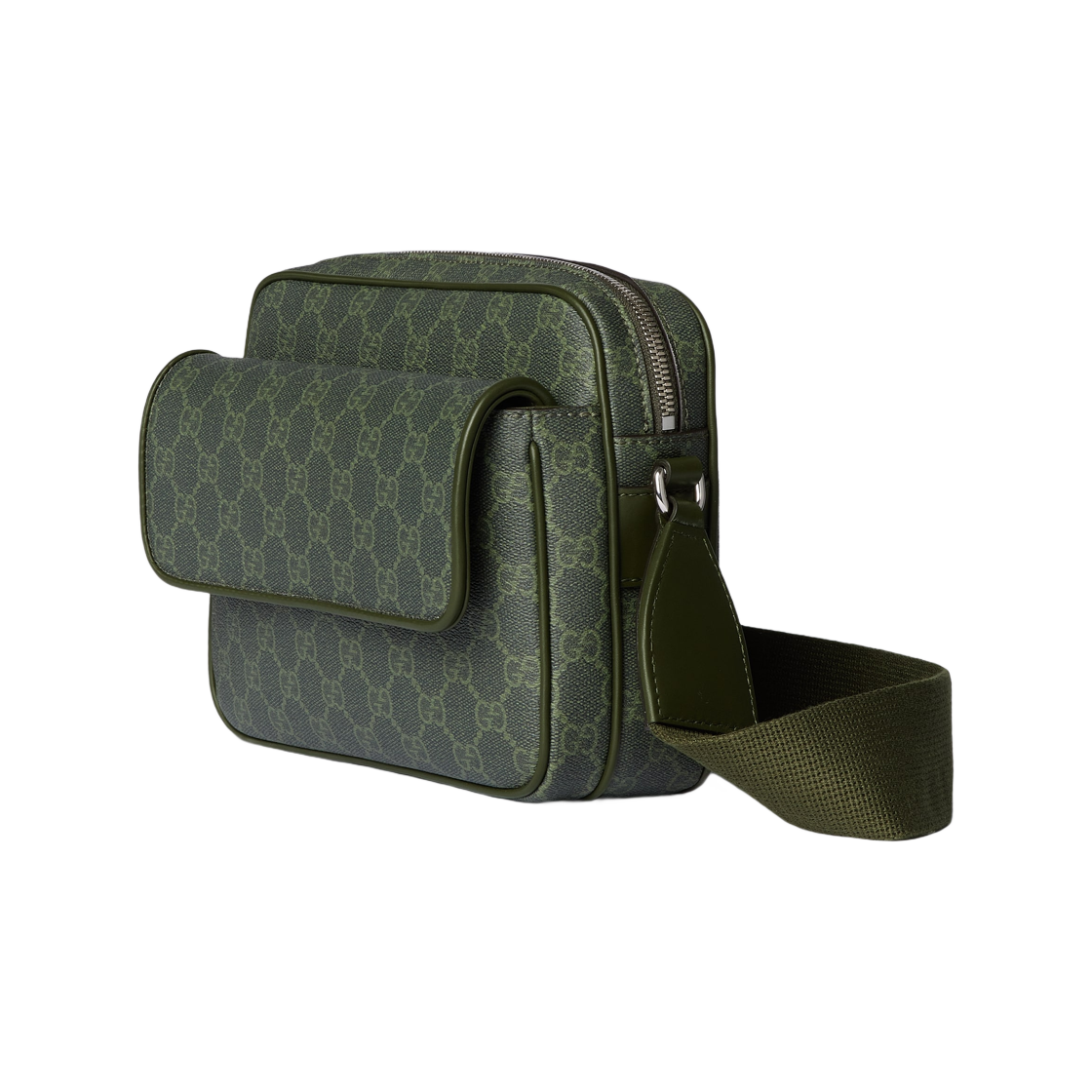 구찌 GG 모노그램 스몰 크로스바디백 포레스트 그린(Gucci GG Monogram Small Crossbody Bag Forest Green) - 2