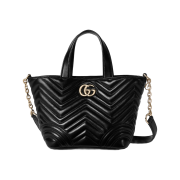 Gucci GG Marmont Mini Tote Bag Black