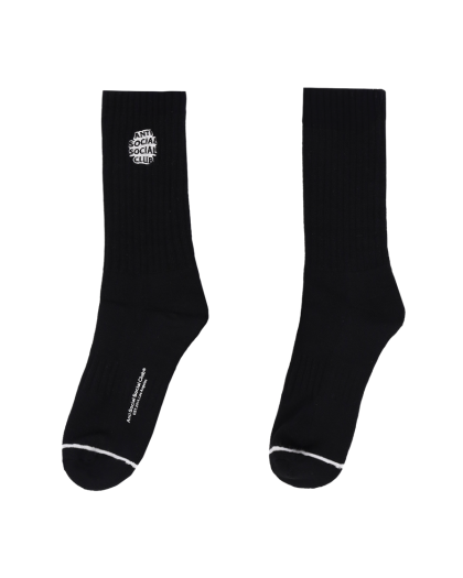 TI25C2502381 ASSC Embroidery Logo Socks Black