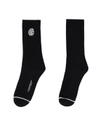 Anti Social Social Club Embroidery Logo Socks Black
