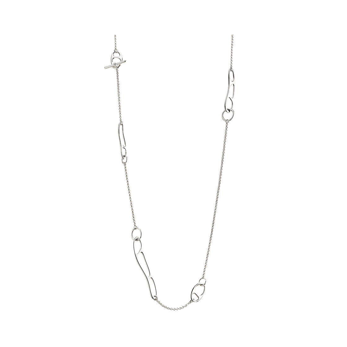에르메스 샹달 펑크 롱 네클리스 스털링 실버(Hermes Chaine d'Ancre Punk Long Necklace Sterling Silver) - 2