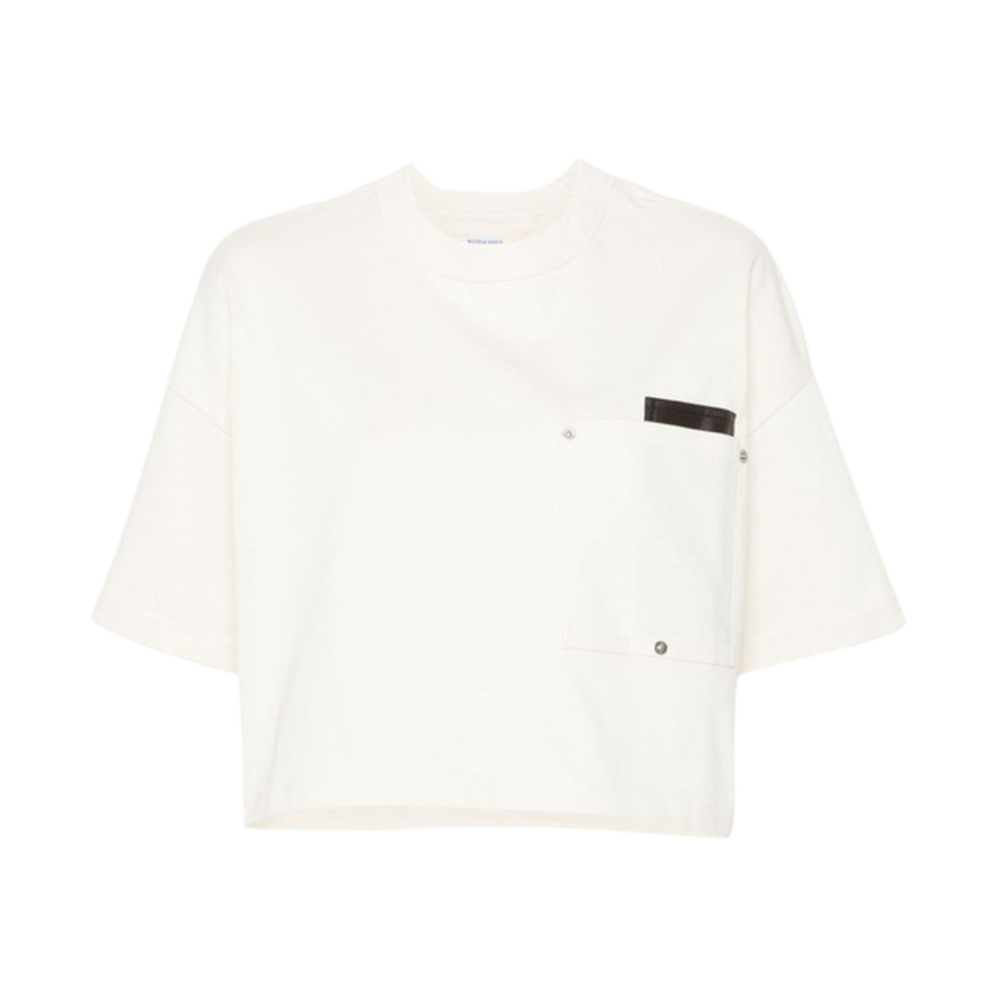 796160VKLZ02679 (W) Bottega Veneta Cropped T-Shirt White