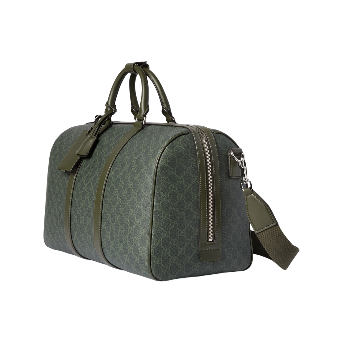 구찌 GG 모노그램 미디움 더플백 포레스트 그린(Gucci GG Monogram Medium Duffel Bag Forest Green) - 2