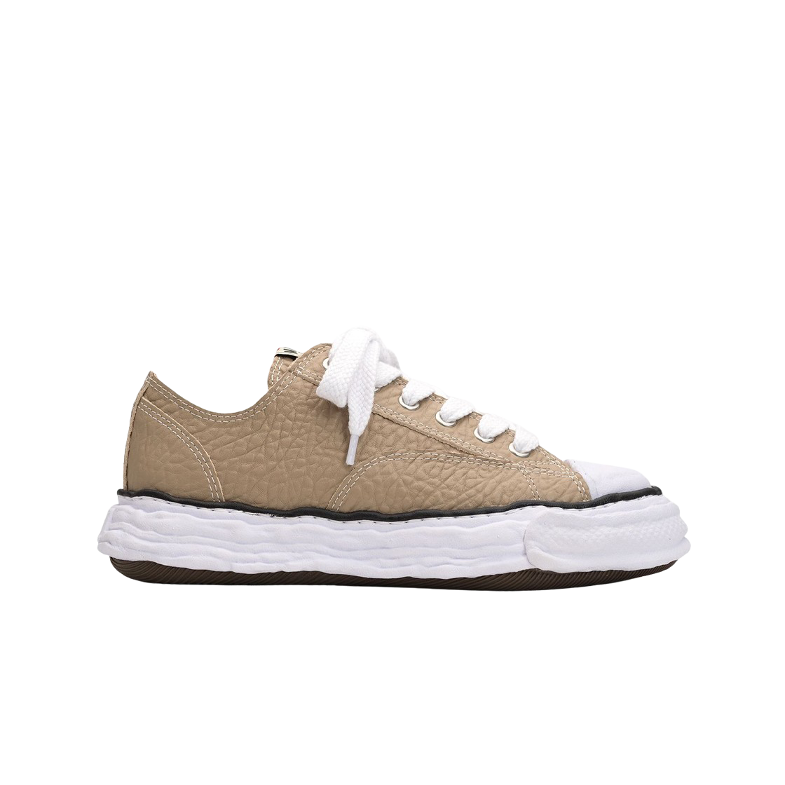 메종 미하라 야스히로 피터슨23 OG 솔 몬스터 레더 로우탑 스니커즈 베이지(Maison Mihara Yasuhiro Peterson23 OG Sole Monster Leather Low-top Sneakers Beige) - 1