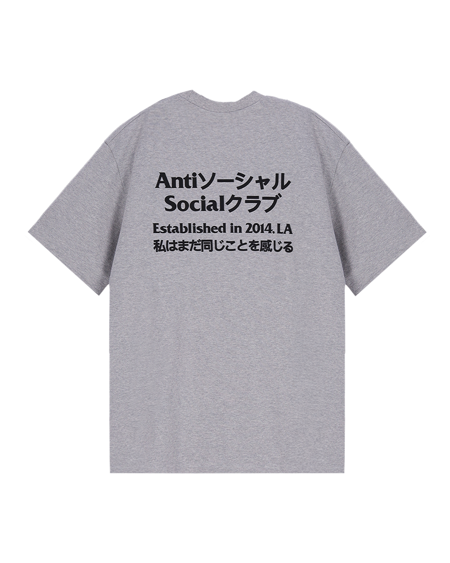 TI25C0302521 Anti Social Social Club Taku T-Shirts Grey