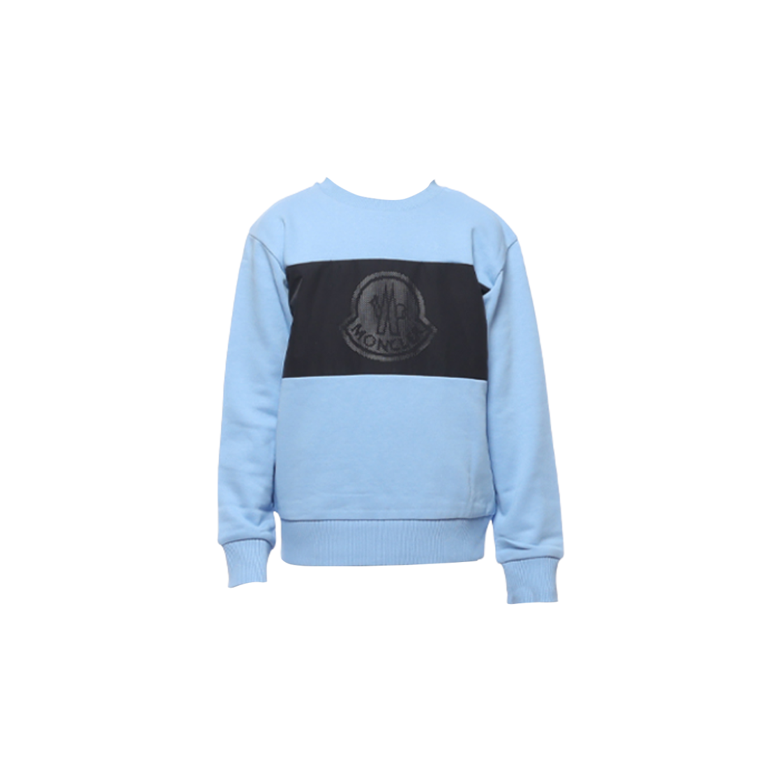 (키즈) 몽클레르 레이저 로고 스웨트셔츠 블루 - 21FW((Kids) Moncler Laser Logo Sweatshirt Blue - 21FW) - 1