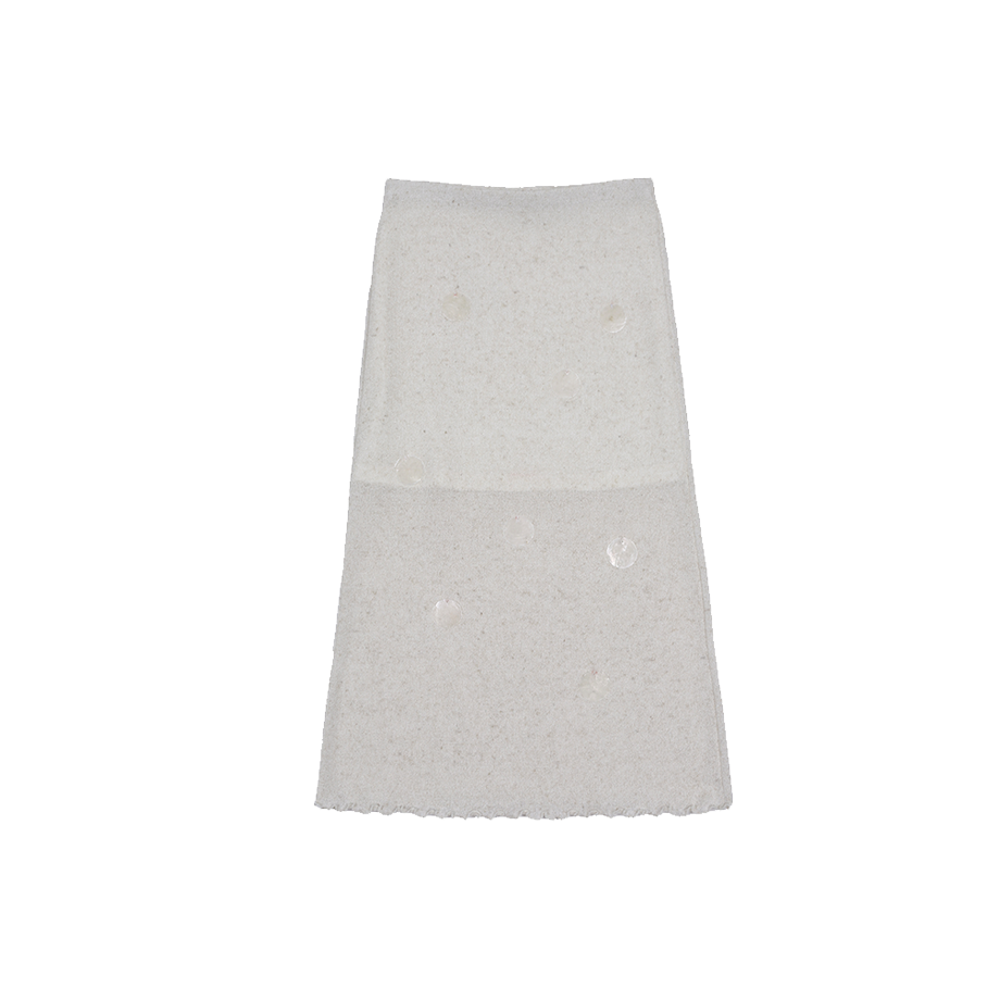 아수라 서클 니트 스커트 오트밀(Asura Circle Knit Skirt Oatmeal) - 1