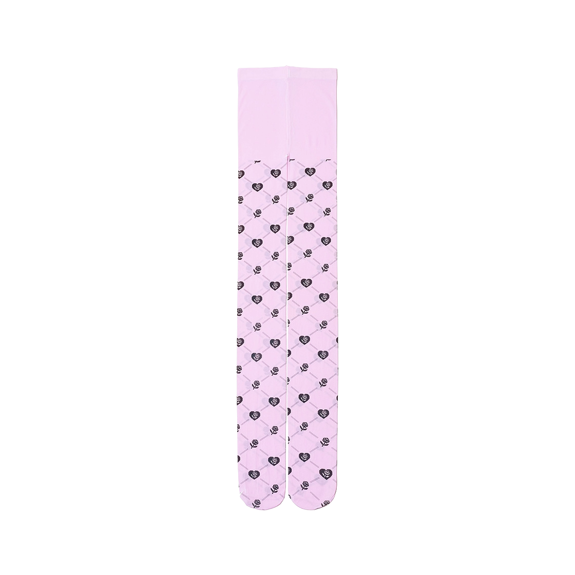 Fk25hs28 Fakiii Rose Check Pixel Tights (80D) Pink