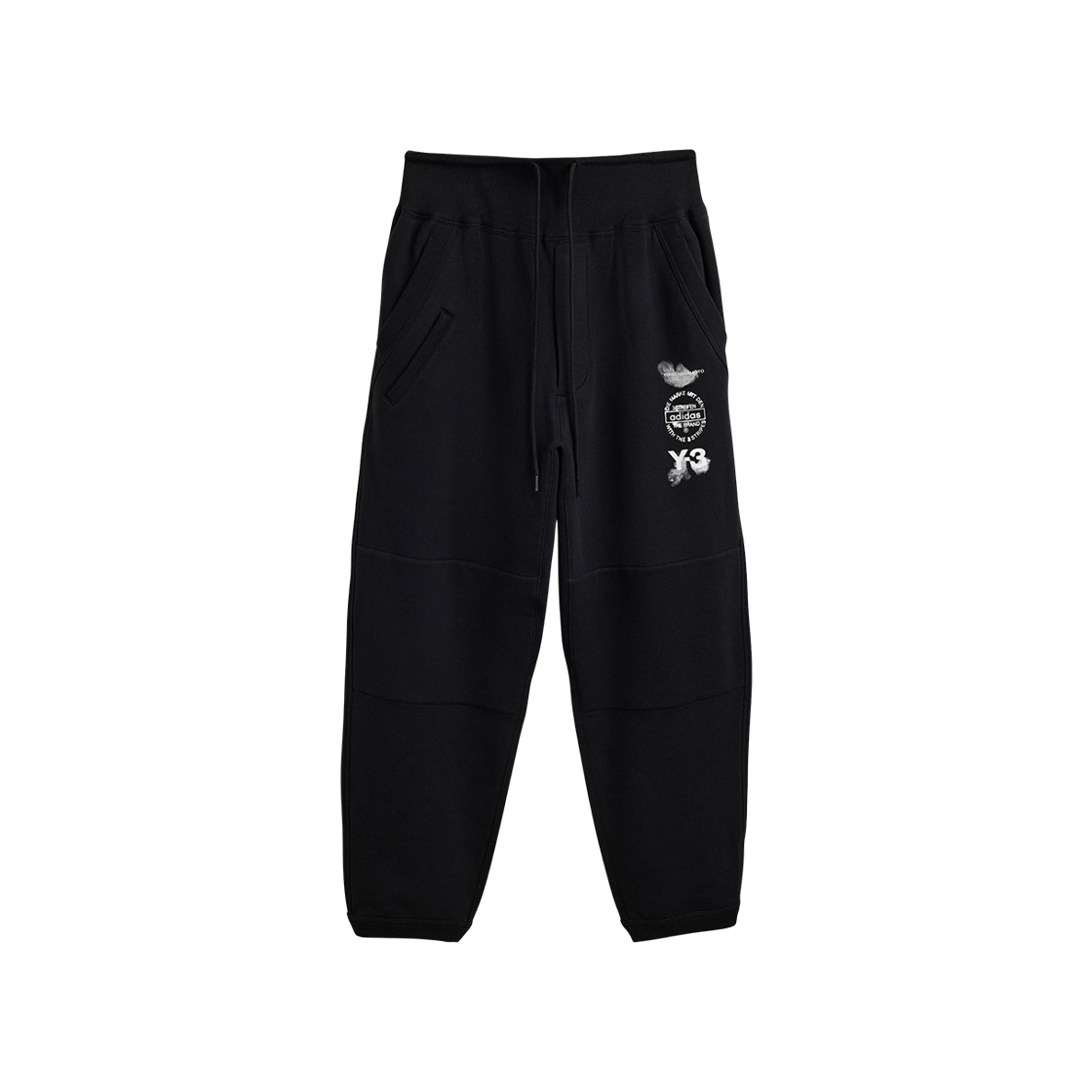 JX7267 Y-3 Cuffed Track Pants Black