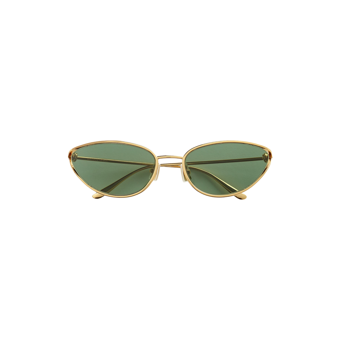 (W) 보테가 베네타 노트 캣 아이 선글라스 골드 그린((W) Bottega Veneta Knot Cat Eye Sunglasses Gold Green) - 1