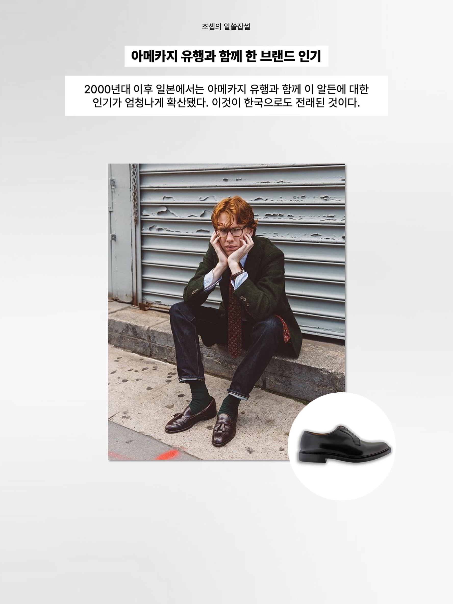 Alden 990 Cordovan Plain Toe Blucher Oxford Burgundy - E, Alden 6243 Suede Unlined Flex Penny Loafer Snuff - E 착용 스타일 - 8