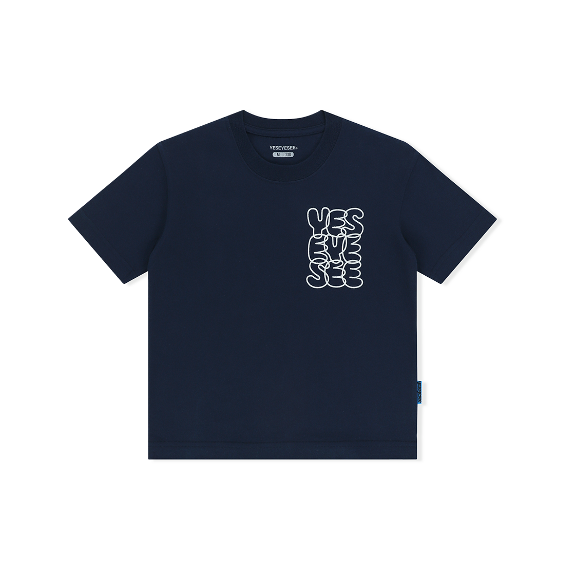예스아이씨 씨로고 키즈 티 네이비(YESEYESEE C-Logo Kids tee Navy) - 1