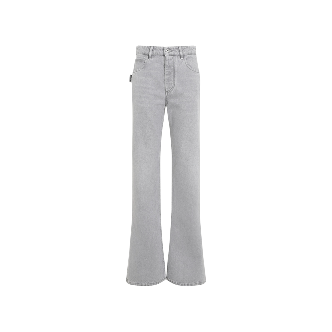 (W) 보테가 베네타 워시드 플레어 데님 라이트 그레이((W) Bottega Veneta Washed Flared Denim Light Grey)