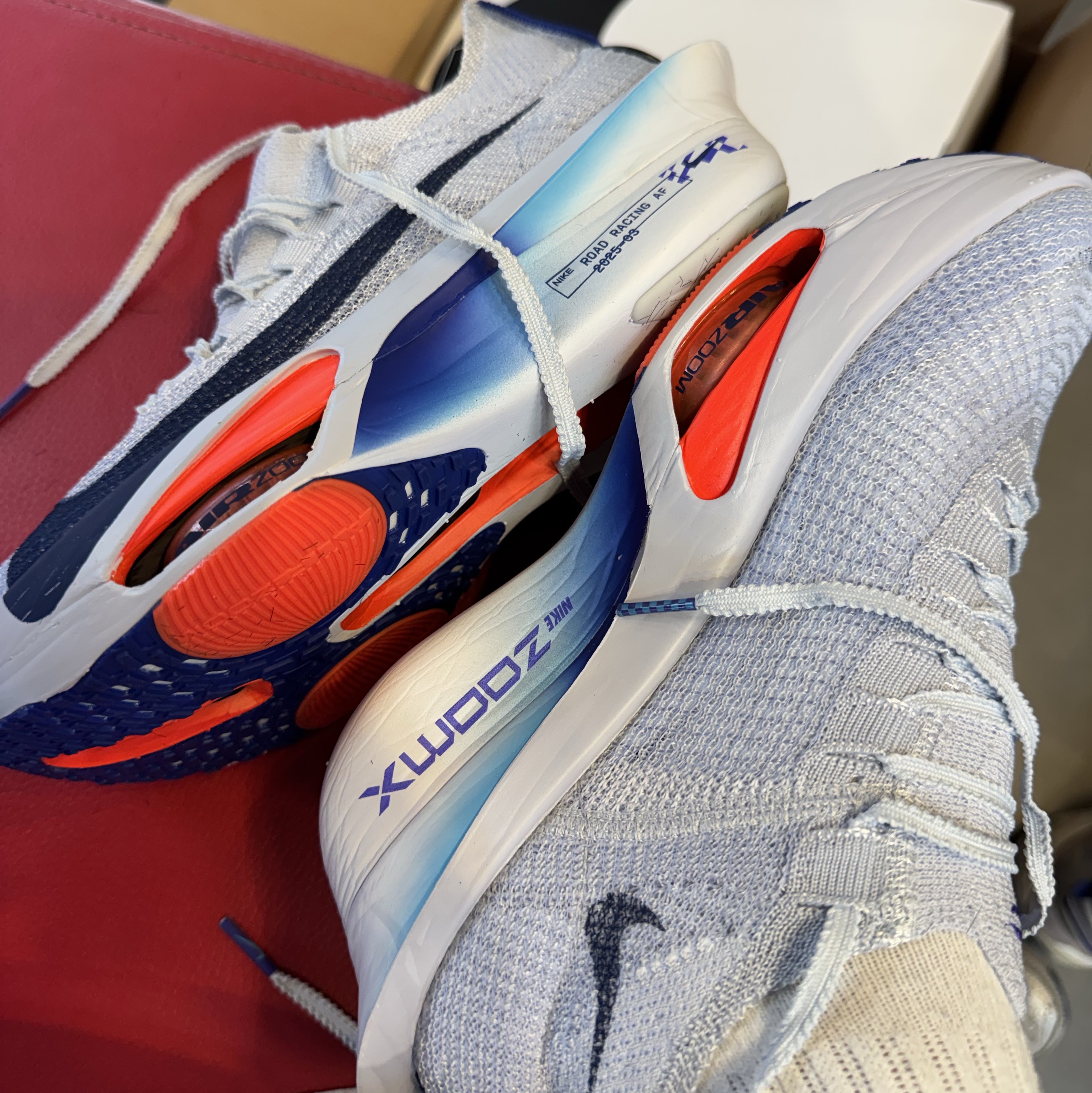 Nike Air Zoom Alphafly Next% 3 Football Grey Ghost 착용 스타일