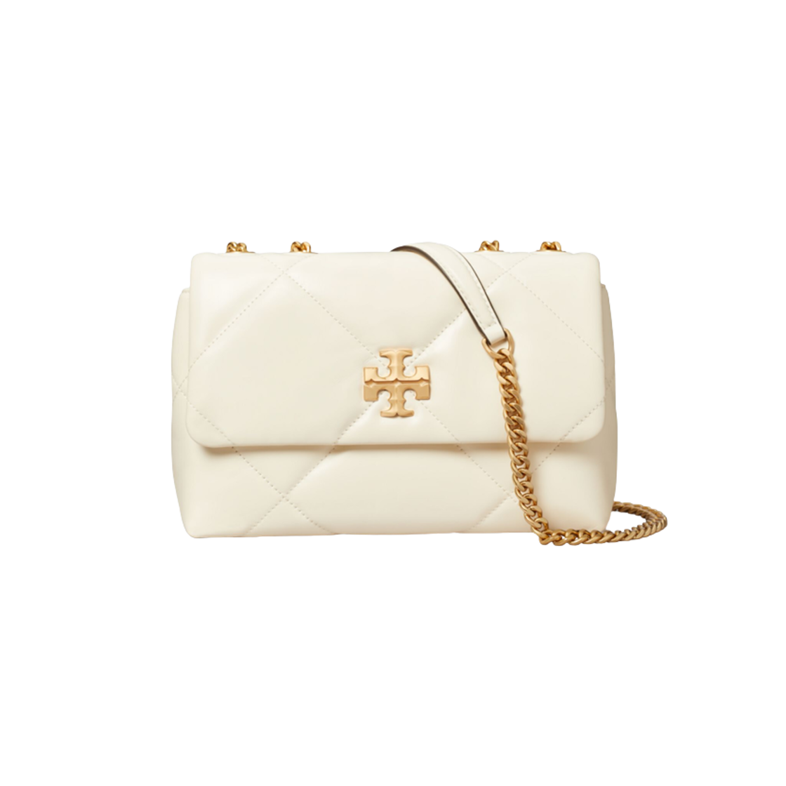 토리버치 스몰 키라 다이아몬드 퀼트 컨버터블 숄더백 웜 화이트(Tory Burch Small Kira Diamond Quilt Convertible Shoulder Bag Warm White) - 1