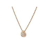 Boucheron Serpent Boheme Pendant XS Motif 18K Yellow Gold Diamond