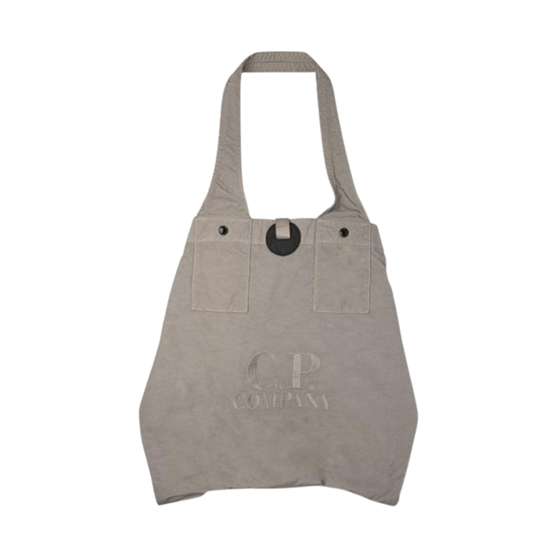 18CMAC054A110305G327 C.P. Company Twill Left Hand Logo Bag Vintage Khaki Beige - 25SS