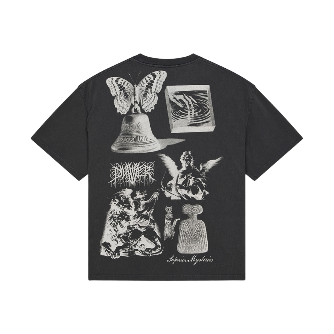 DUF251449B/D253UTS730-094 Deus Ex Machina Invocation T-Shirt Charcoal