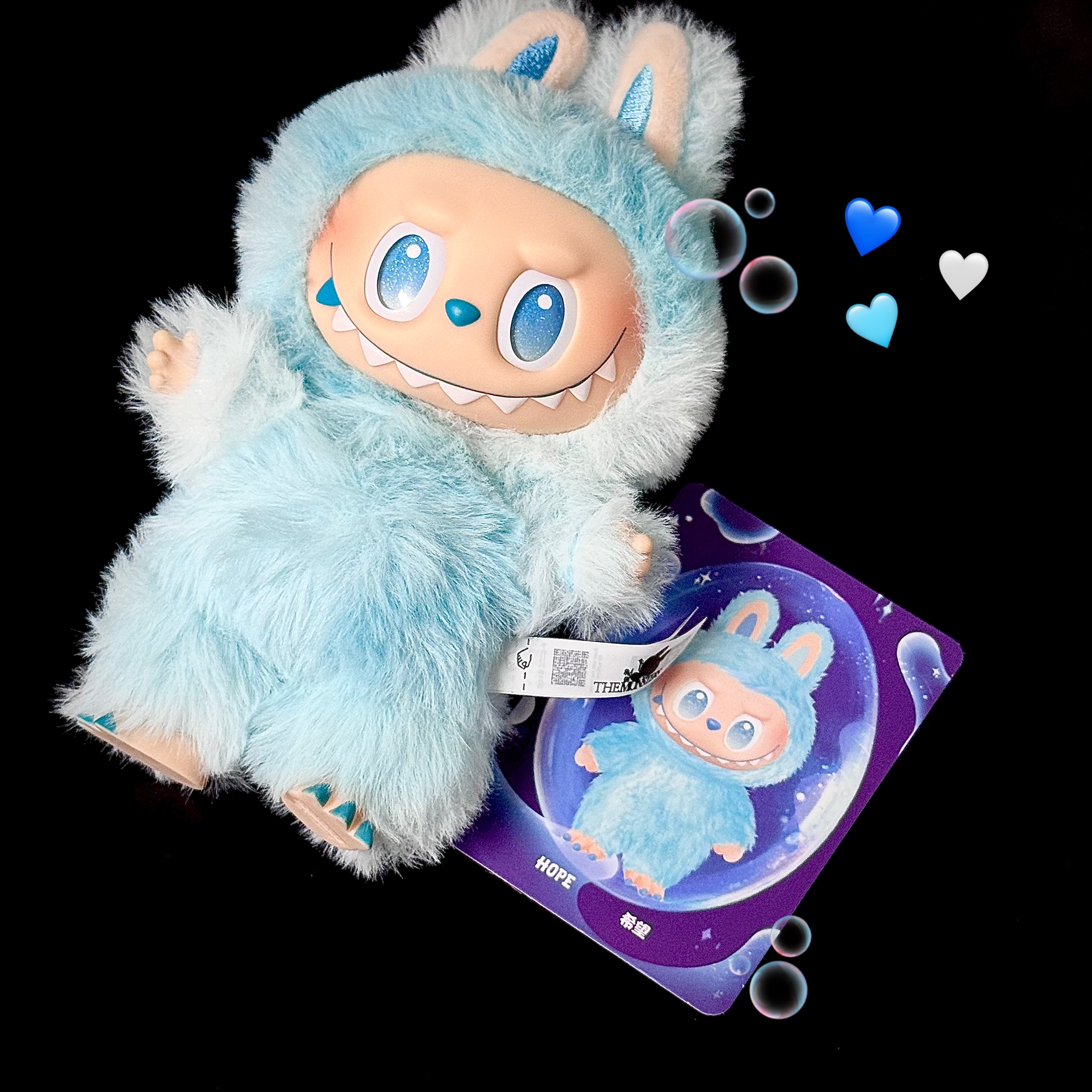 Pop Mart Labubu The Monsters Highlight Series Hope Keyring (Opened Case) 착용 스타일