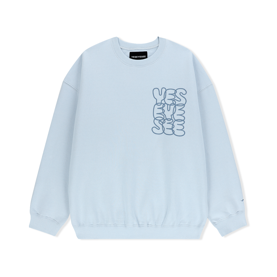 YS250TSWCW01SLT YESEYESEE C-Logo Sweatshirt Slate