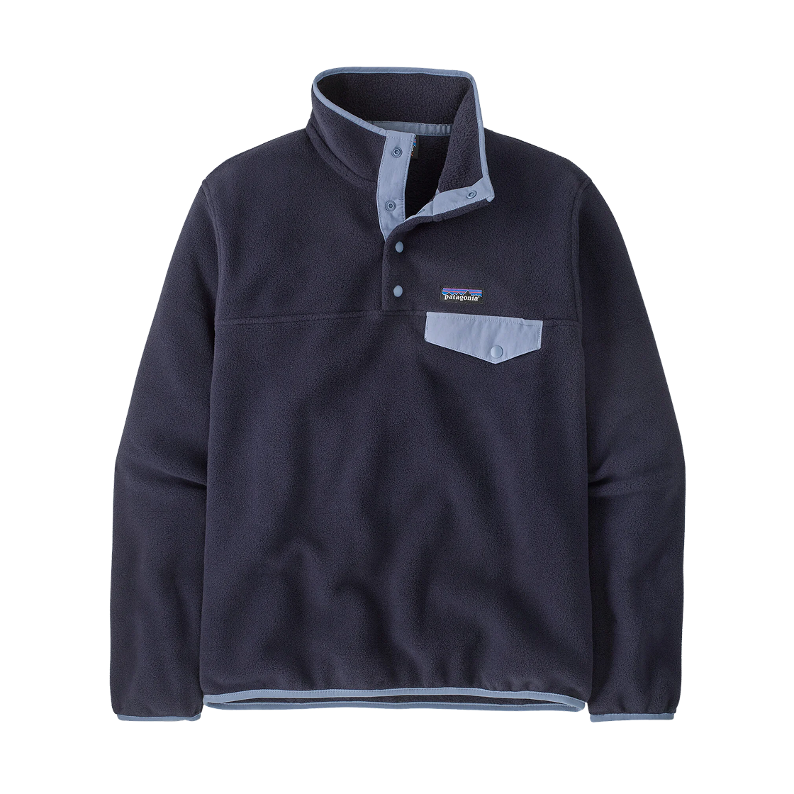 (W) 파타고니아 라이트웨이트 신칠라 스냅-T 플리스 풀오버 선큰 블루((W) Patagonia Lightweight Synchilla Snap-T Fleece Pullover Sunken Blue)