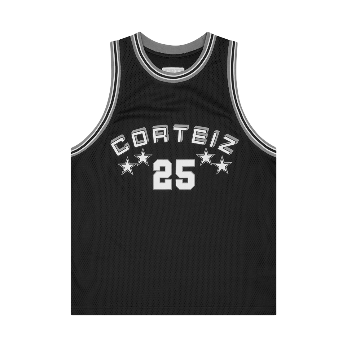 코르테이즈 스타 B볼 저지 블랙(Corteiz Stars B-Ball Jersey Black) - 1
