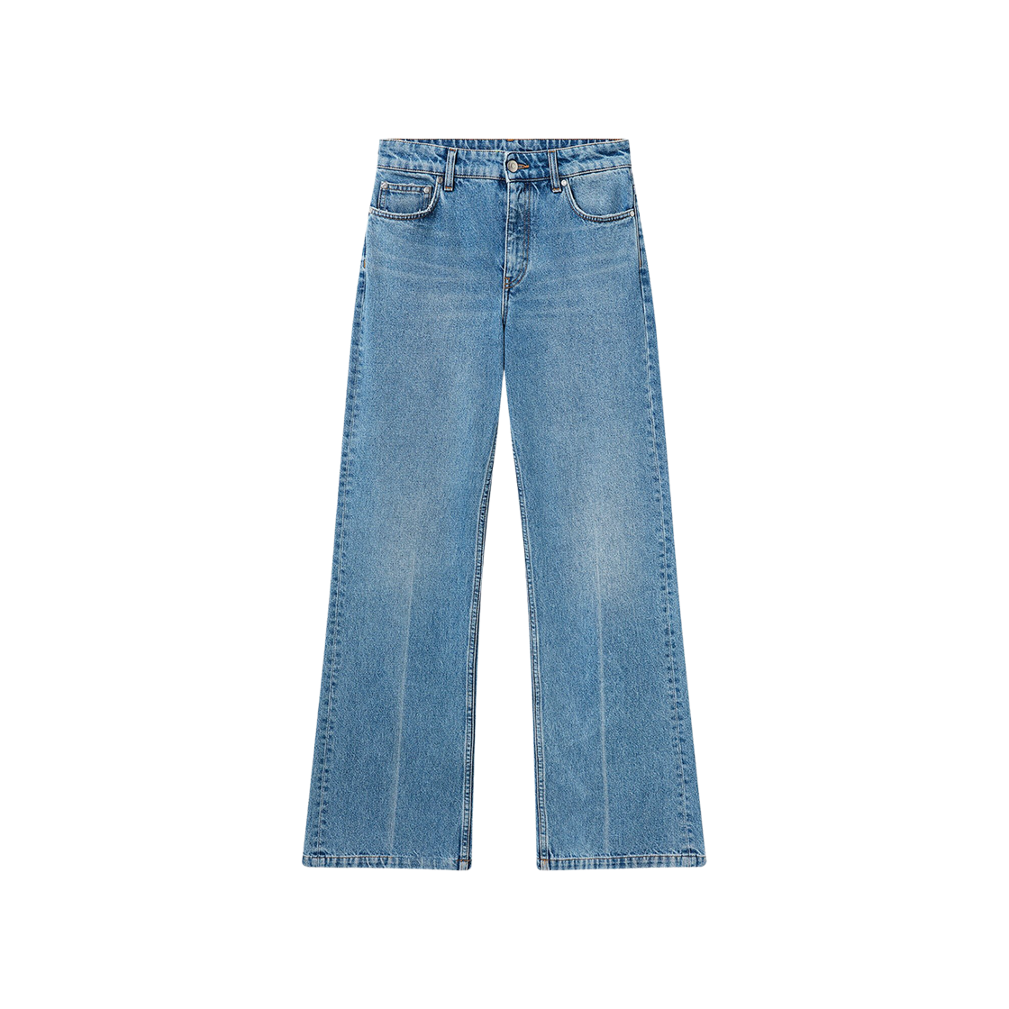 6D03583SQH084590 (W) Stella McCartney Falabella Pocket Bootcut Jeans Blue