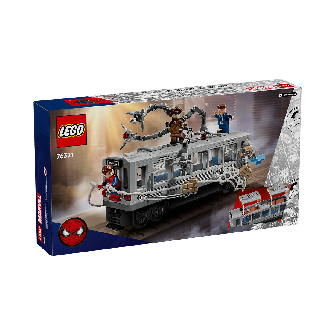 레고 마블 스파이더맨 대 닥터 옥토퍼스 지하철 장면(Lego Marvel Spider-Man vs. Doc Ock Subway Train Scene) - 2