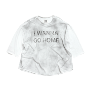 Hommless I Wanna Go Home Tee White