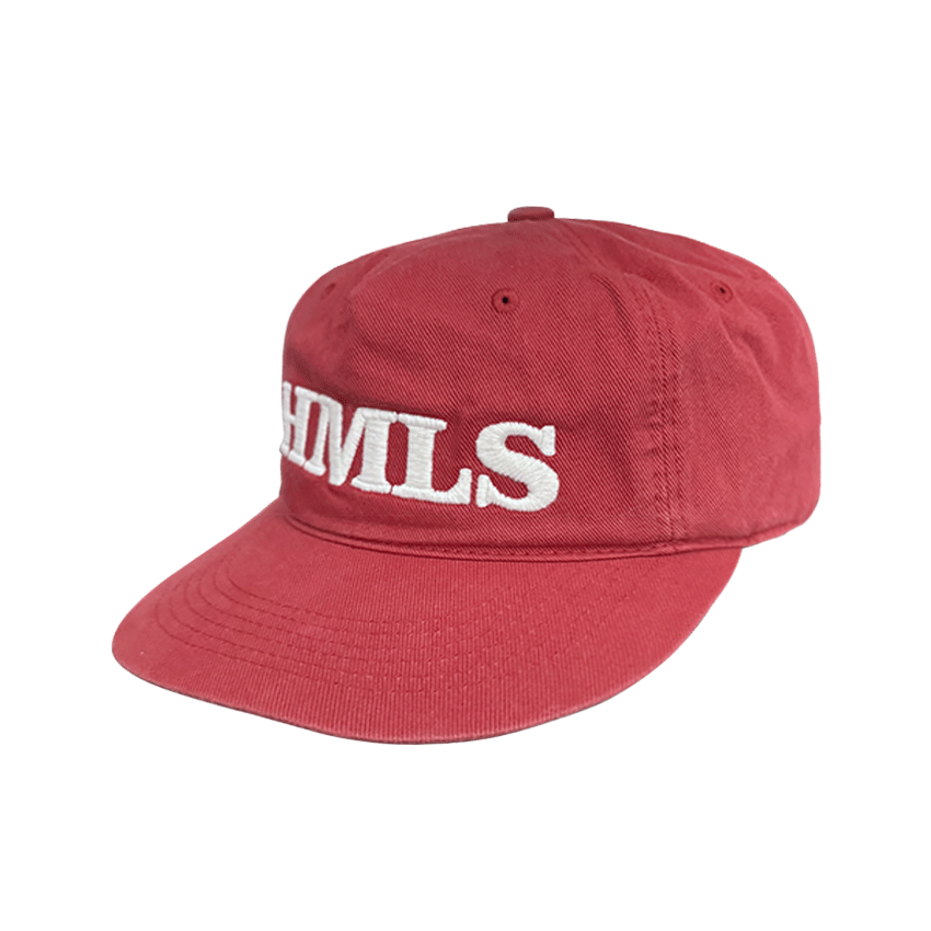 홈리스 빈티지 5 패널 햇 워시드 레드(Hommless HMLS Vintage 5 Panel Hat Washed Red)