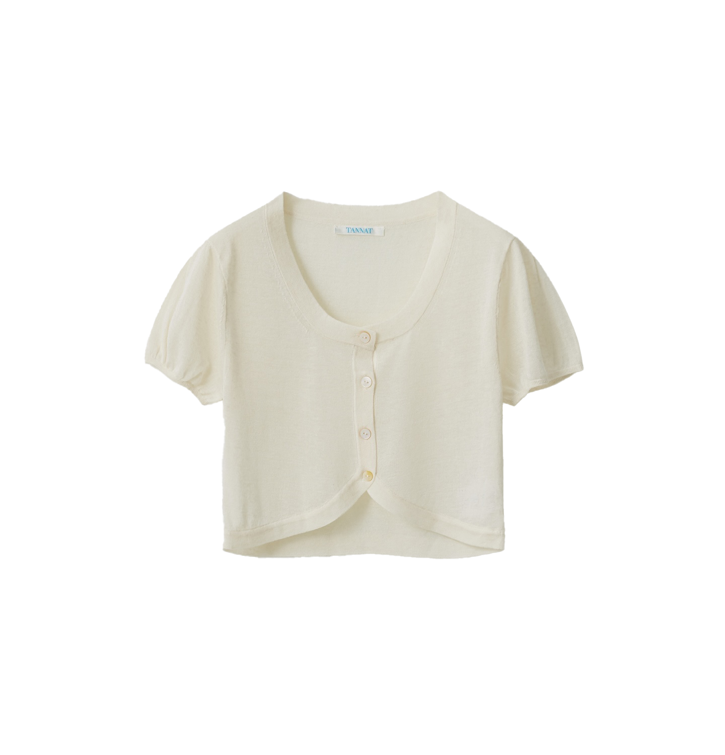 TA12419 TANNAT T/T Breeze crop cardigan - Cream