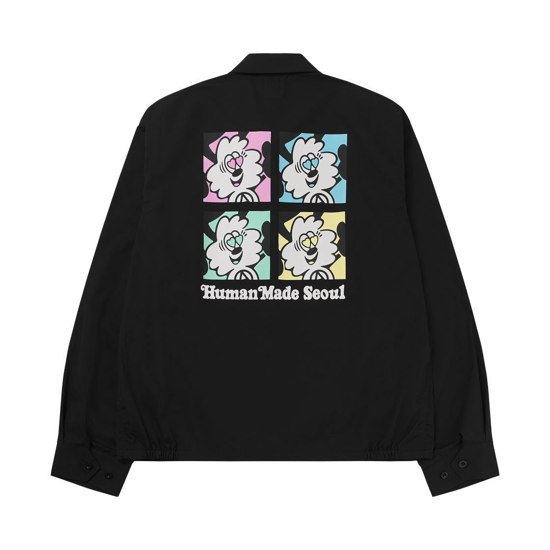 휴먼메이드 x 베르디 드리즐러 자켓 블랙 - 서울 스토어 한정(Human Made x Verdy Drizzler Jacket Black - Seoul Store Exclusive)