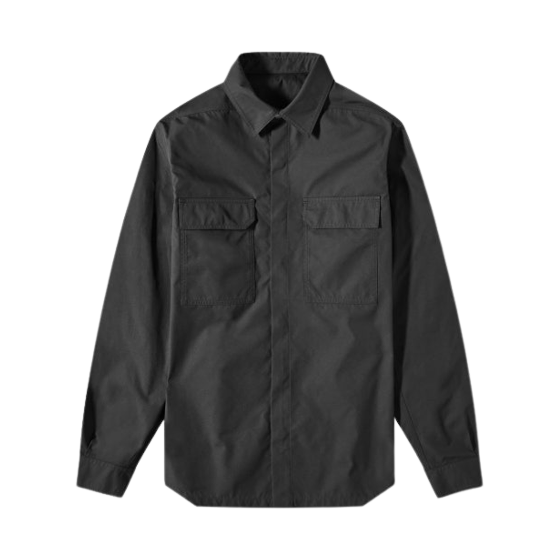 릭 오웬스 포켓 울 셔츠 블랙(Rick Owens Pocket Wool Shirt Black)