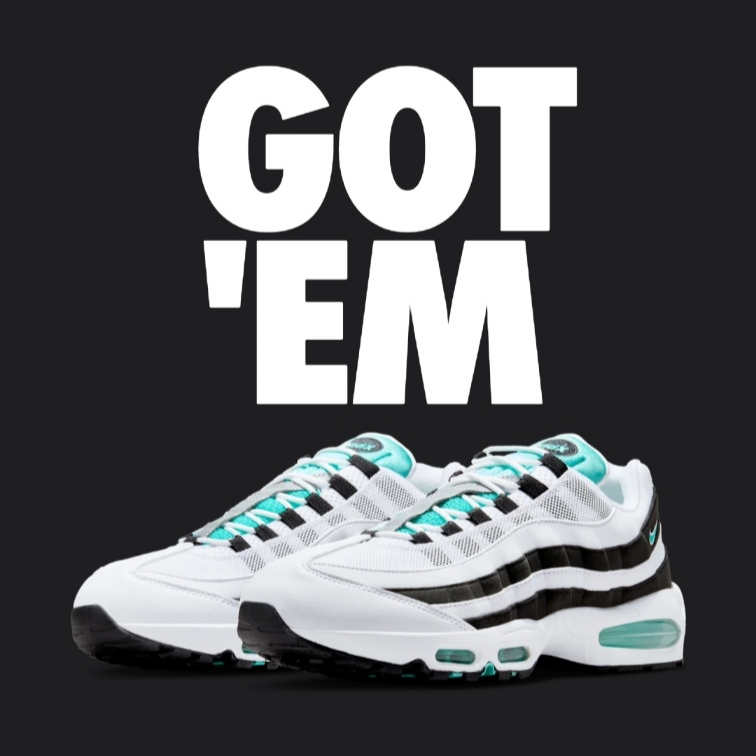 Nike Air Max 95 OG White and Black 착용 스타일