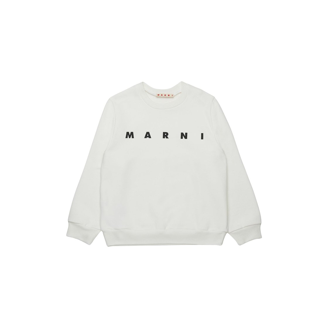 M01612-M00V0-0M114 (Kids) Marni Cotton Sweatshirt with Marni Print White
