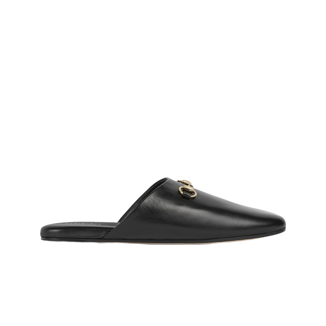 849565-AAEA4-1000 (W) Gucci Horsebit Mule Black