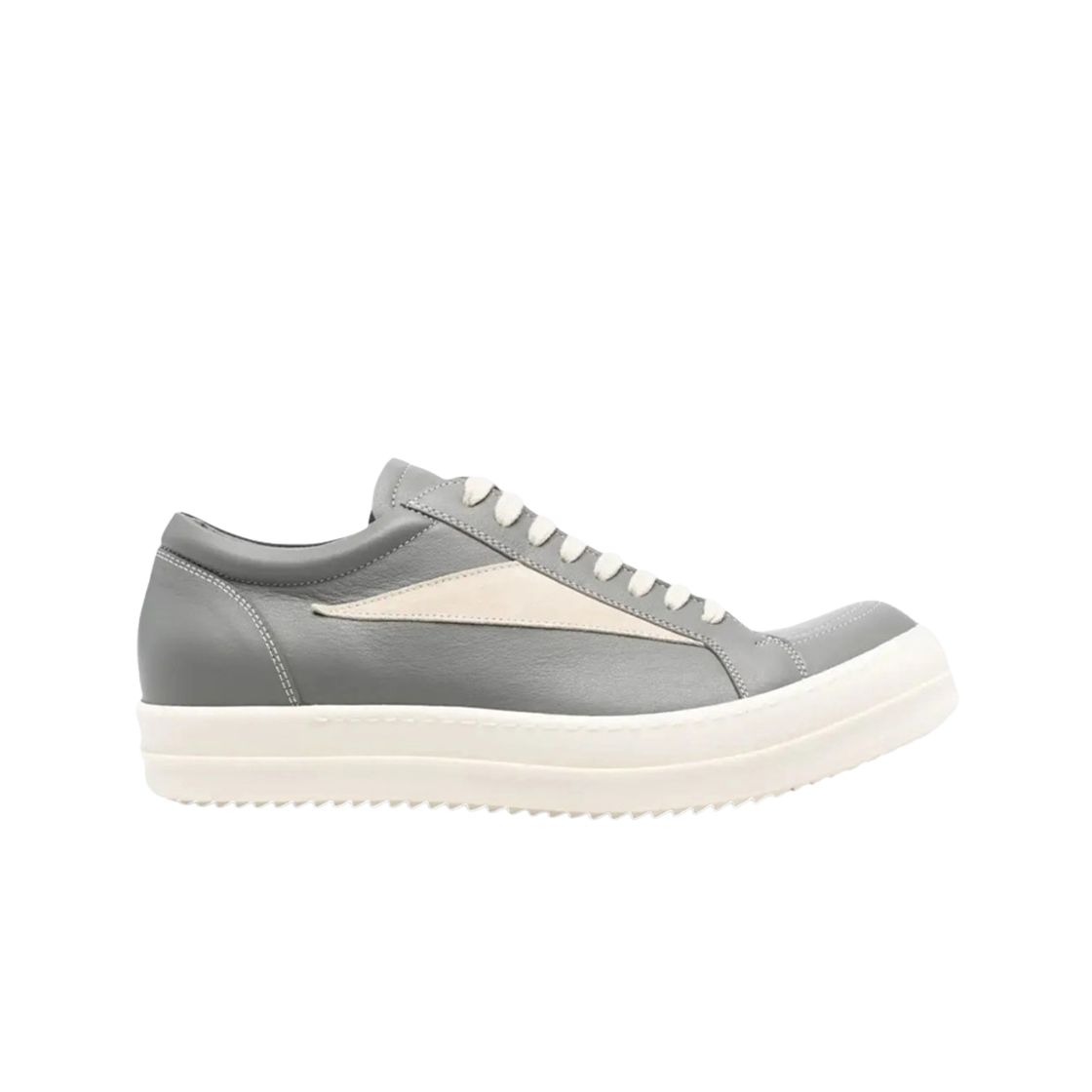RU02E1897LCOLVS-0611 Rick Owens Concordians Vintage Low Sneakers Washed Indigo Milk