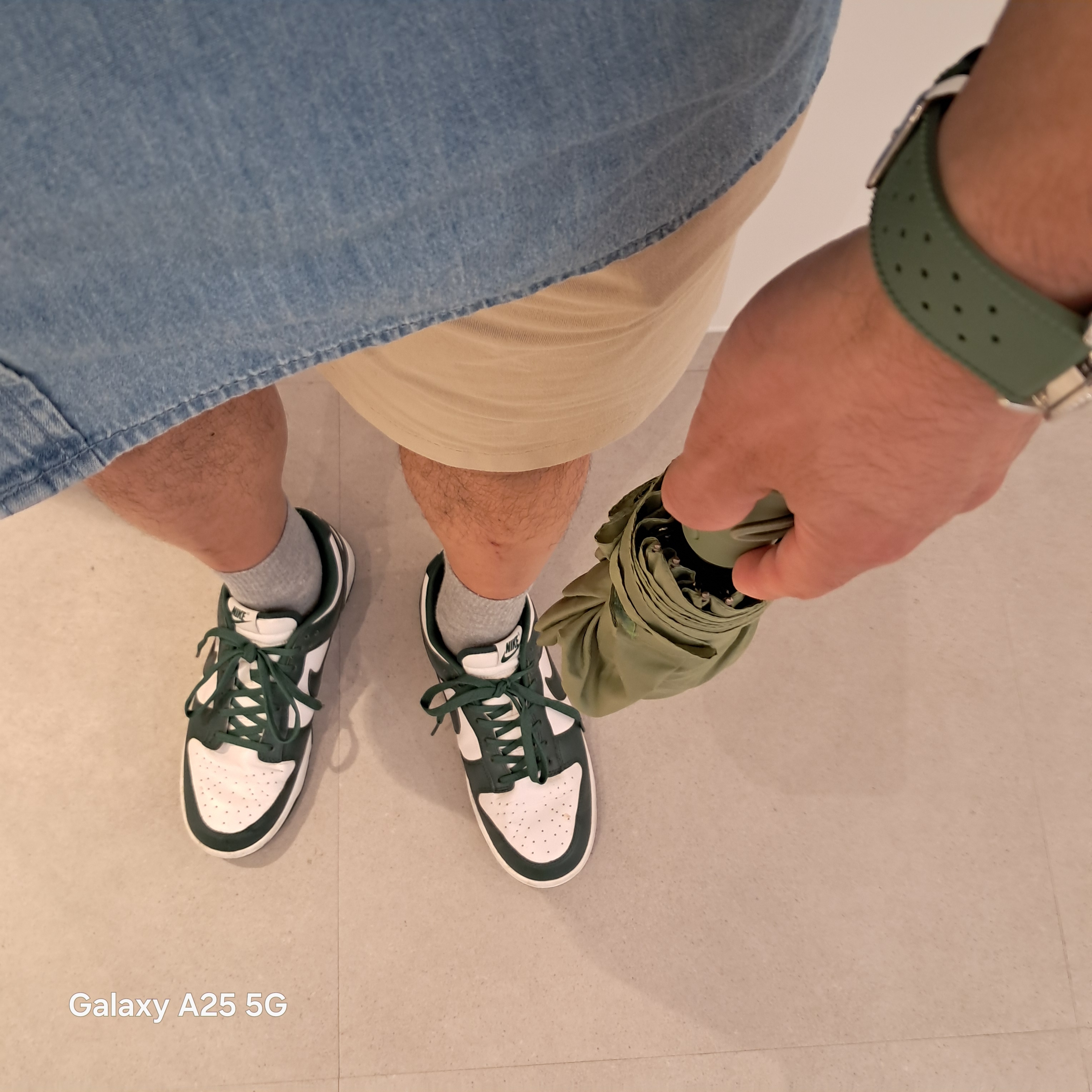 Nike Dunk Low Retro Varsity Green 착용 스타일 - 1