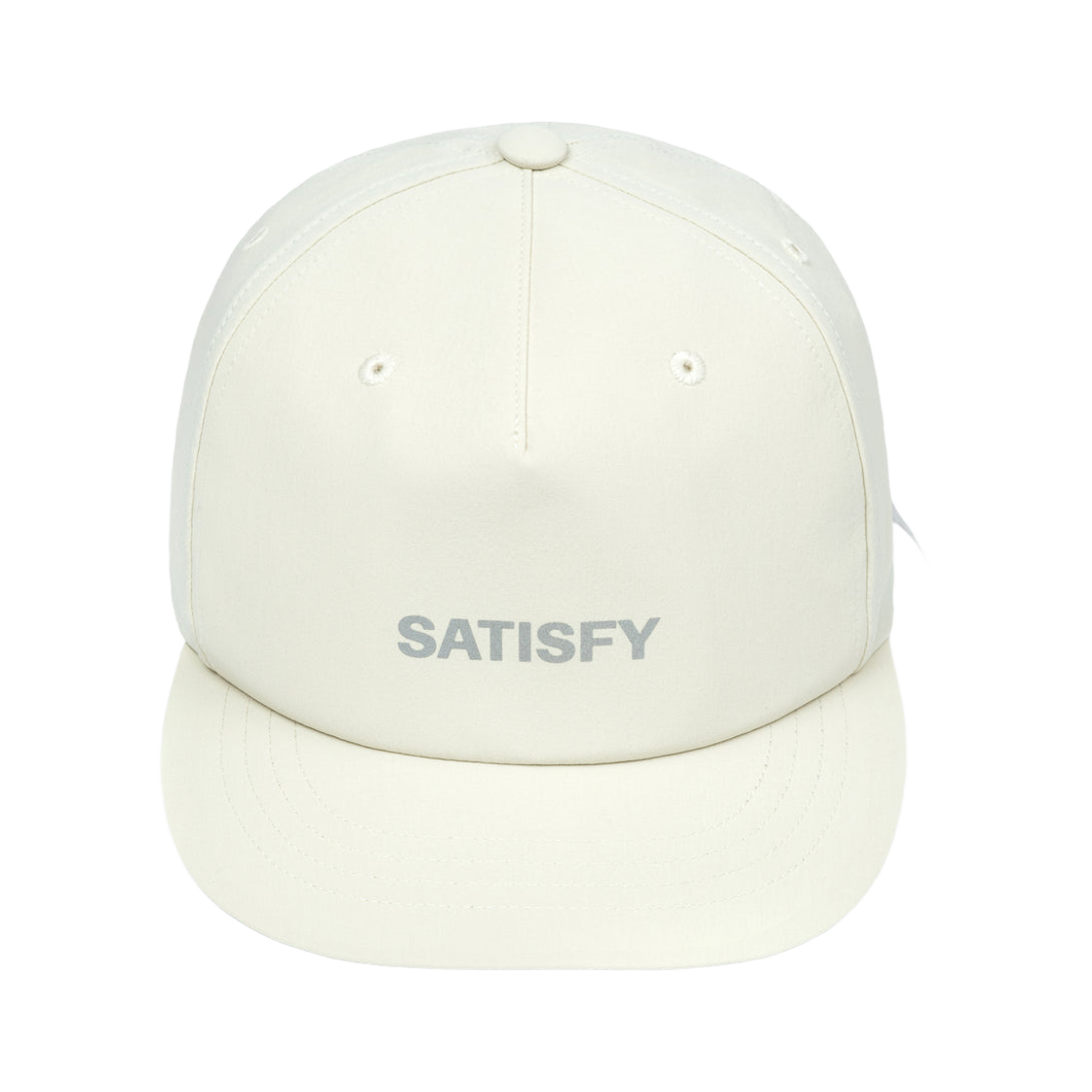 새티스파이 피스쉘 5‑패널 핀치 캡 오프 화이트(Satisfy Peaceshell 5‑Panel Pinch Cap Off white)