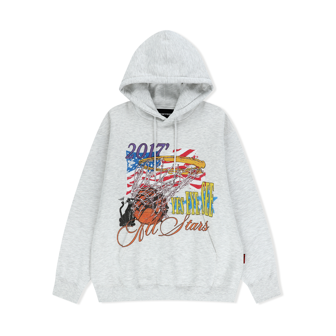 예스아이씨 예스 골 인 후디 라이트 그레이