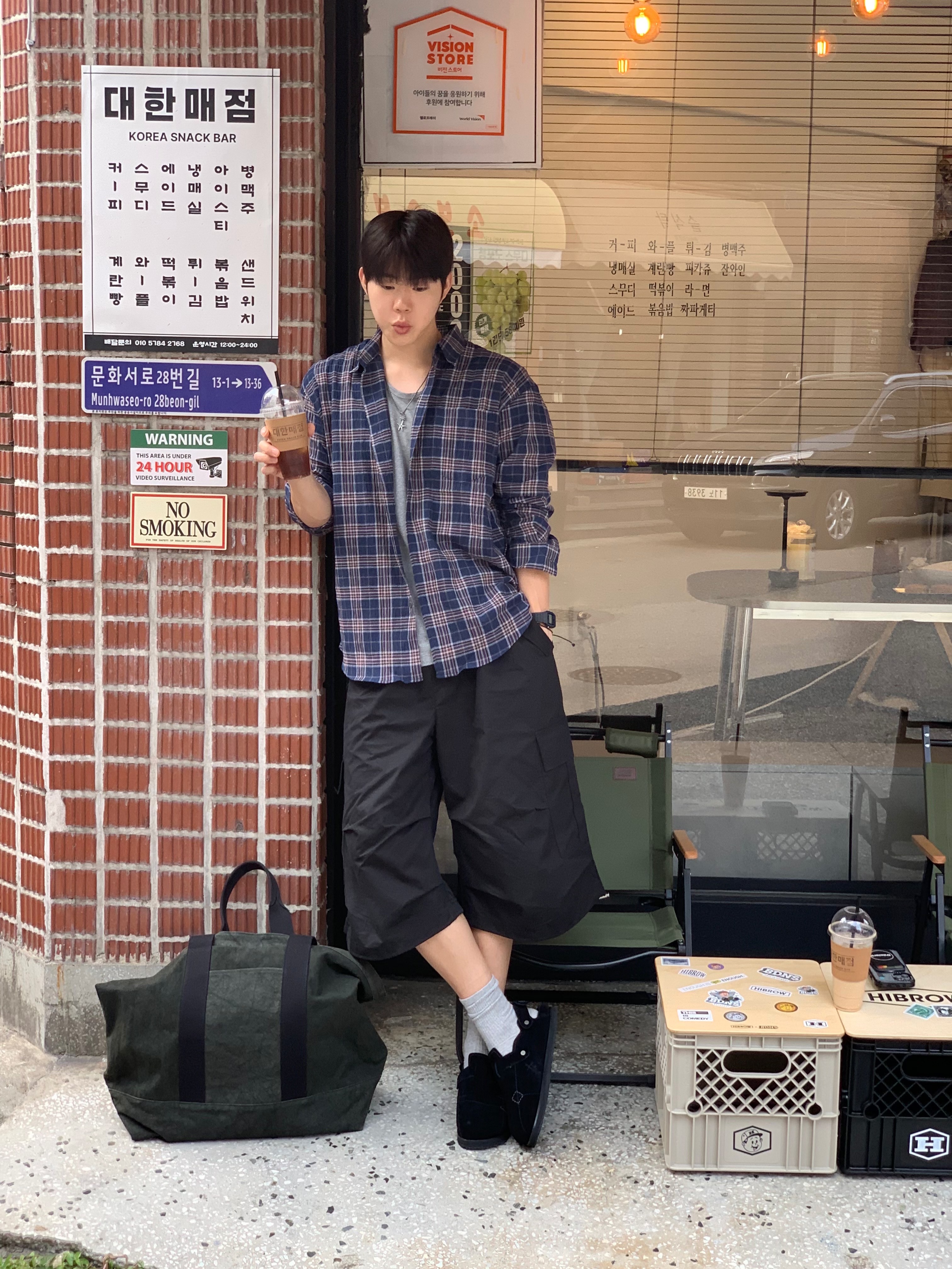 [프리오더] Polyteru Sliders Shoes Black, Casio F-91W-1 착용 스타일 - 1