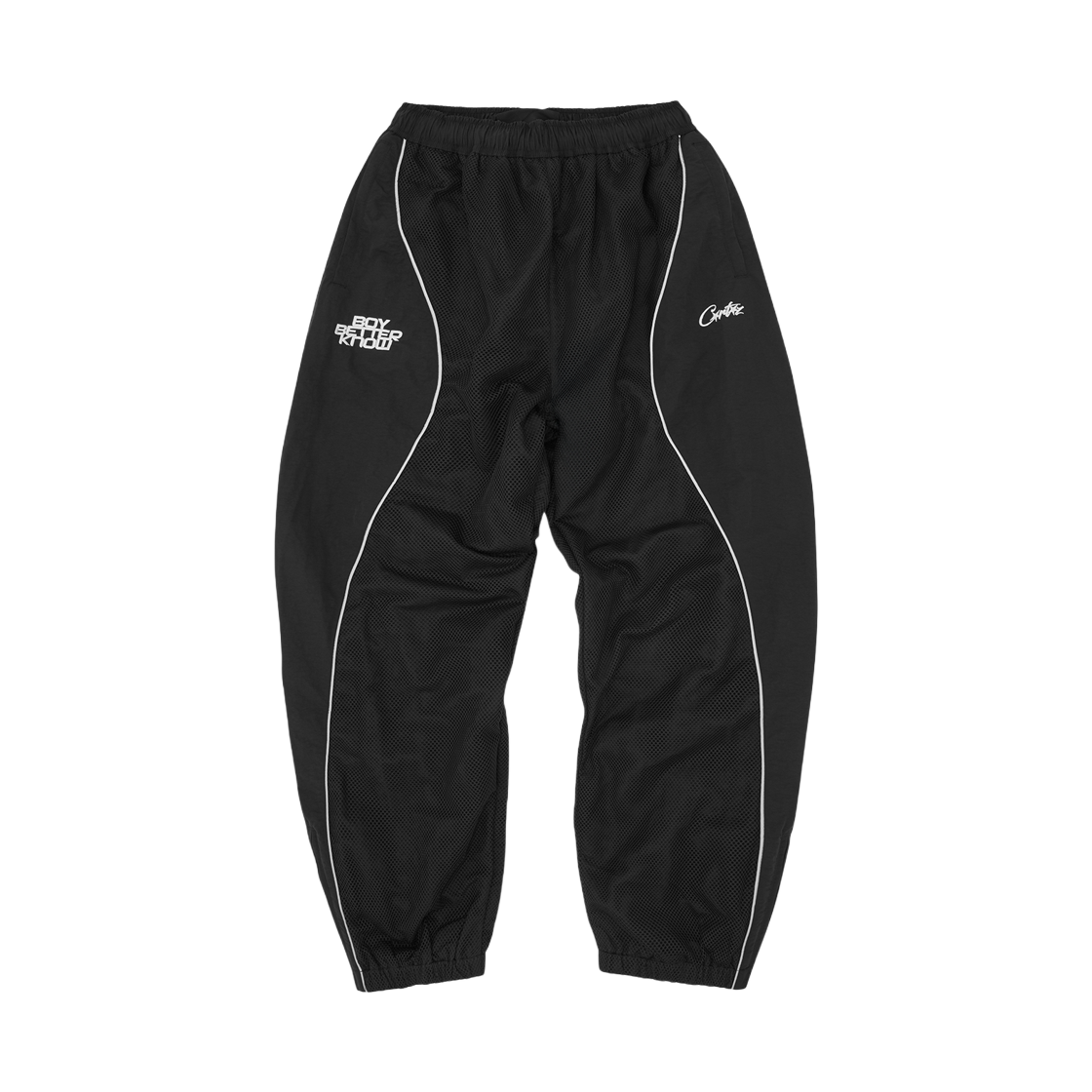 - Corteiz x Boy Better Know Shuku Pant Black